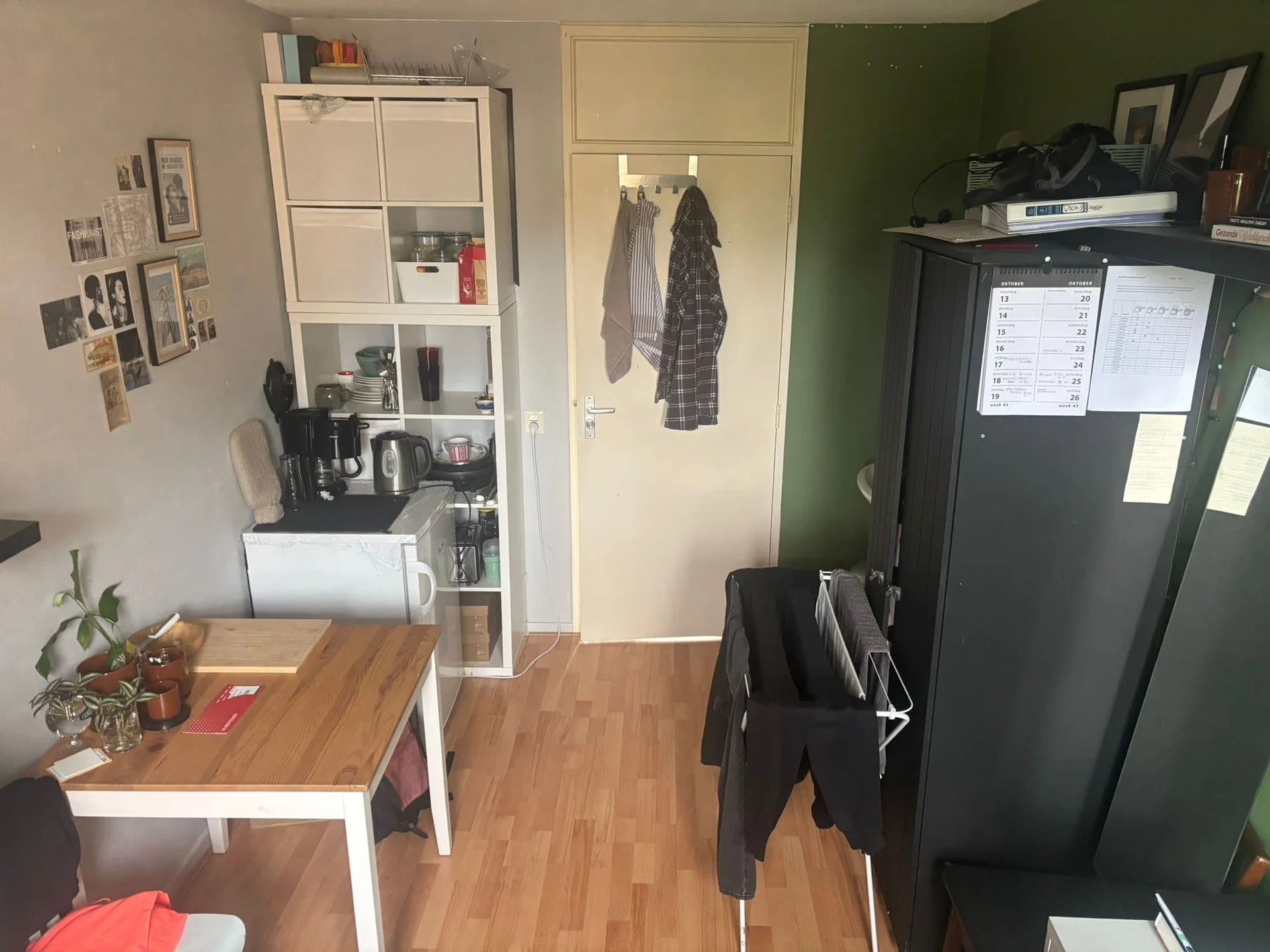 geblurde versie van de foto als achtergrond