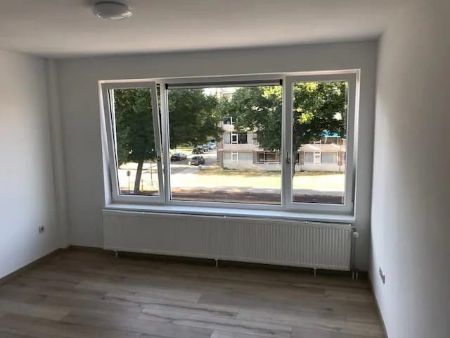 geblurde versie van de foto als achtergrond