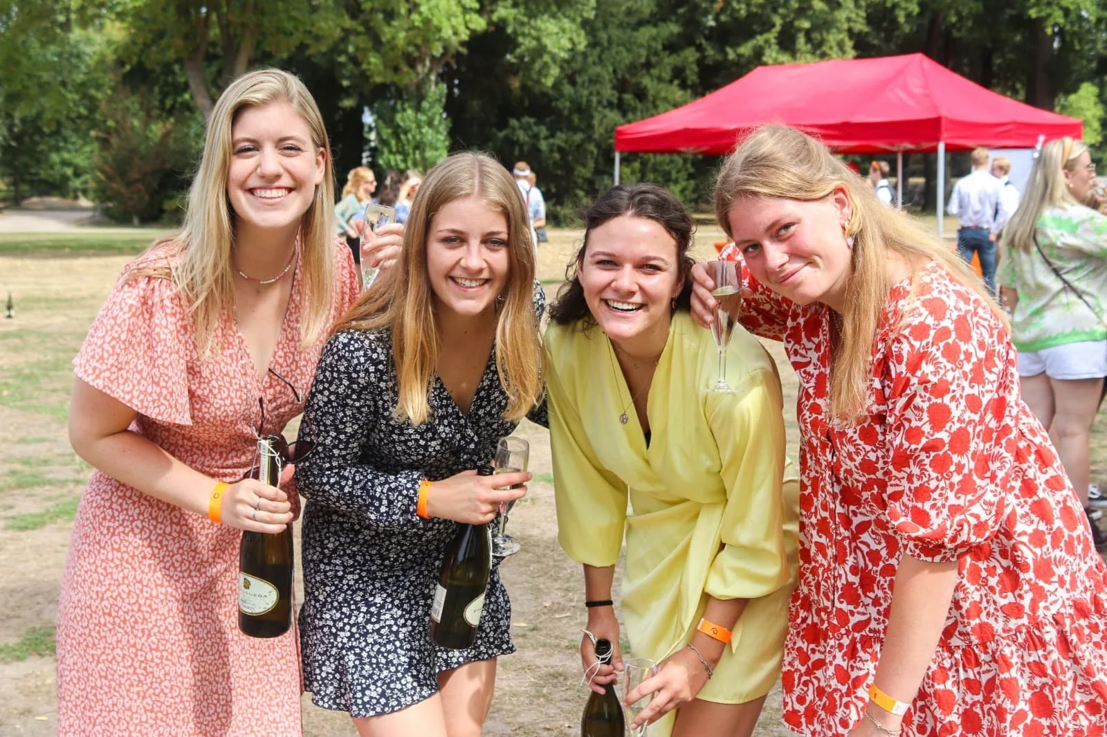 geblurde versie van de foto als achtergrond