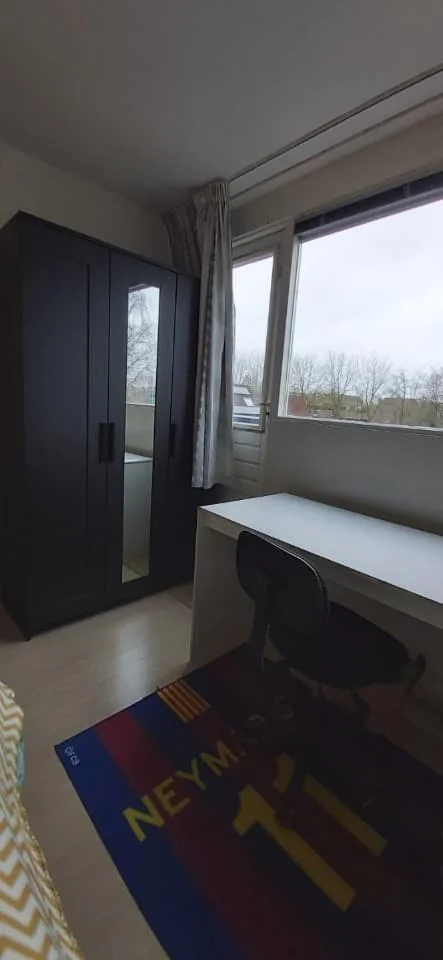 geblurde versie van de foto als achtergrond