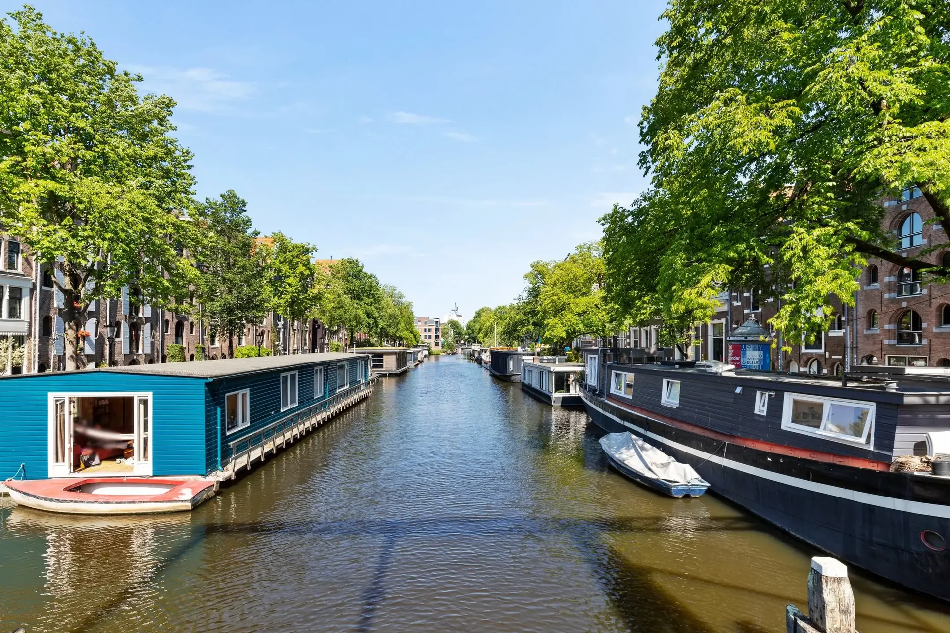 geblurde versie van de foto als achtergrond