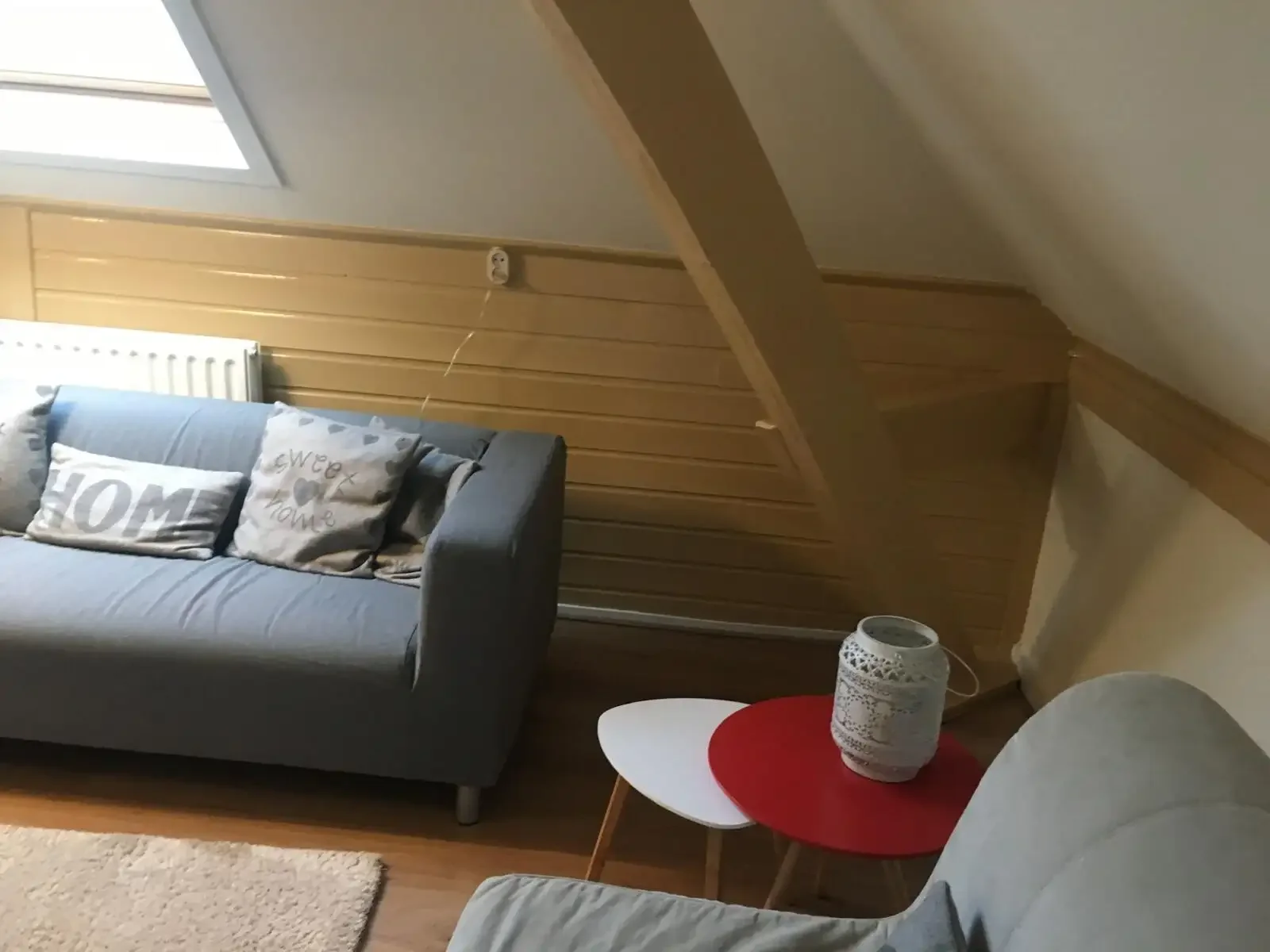 geblurde versie van de foto als achtergrond