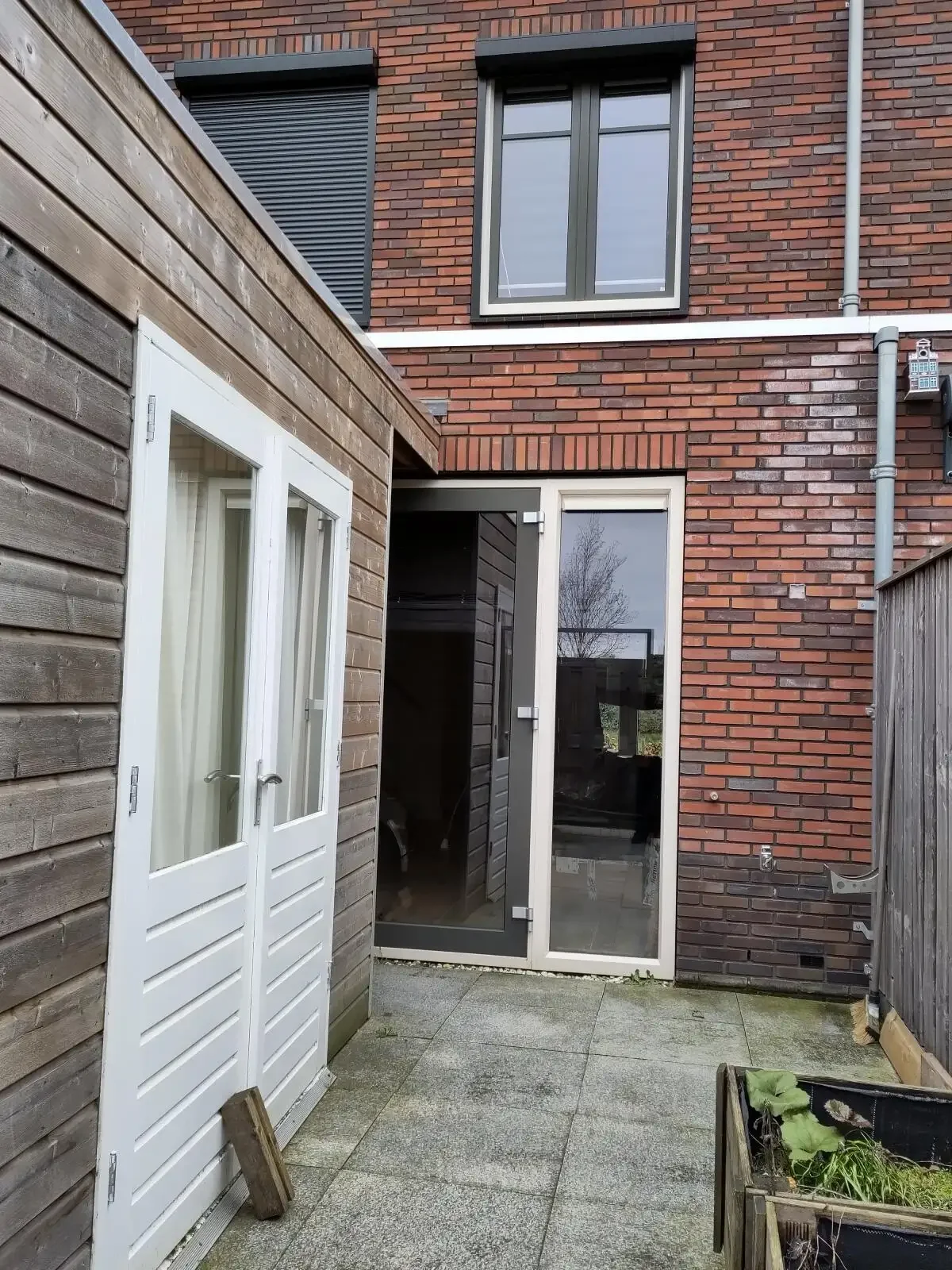 geblurde versie van de foto als achtergrond