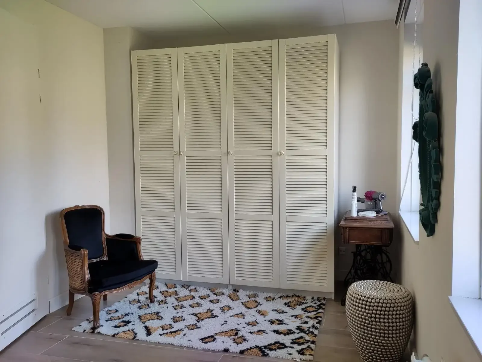 geblurde versie van de foto als achtergrond