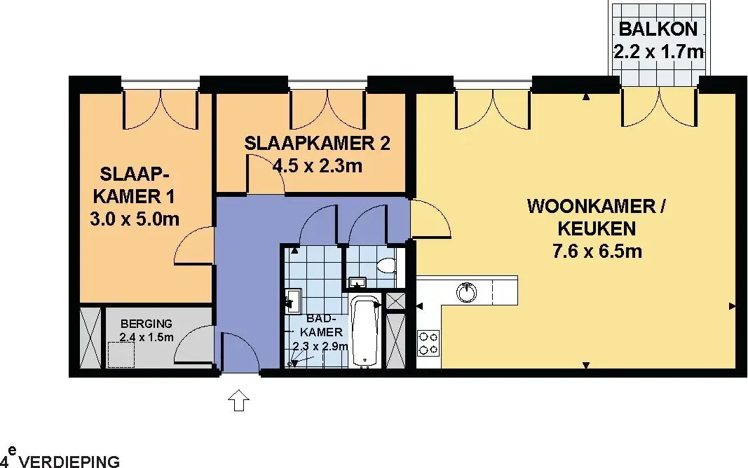 Foto van de Appartement gelegen aan de Heyendaalseweg in Nijmegen