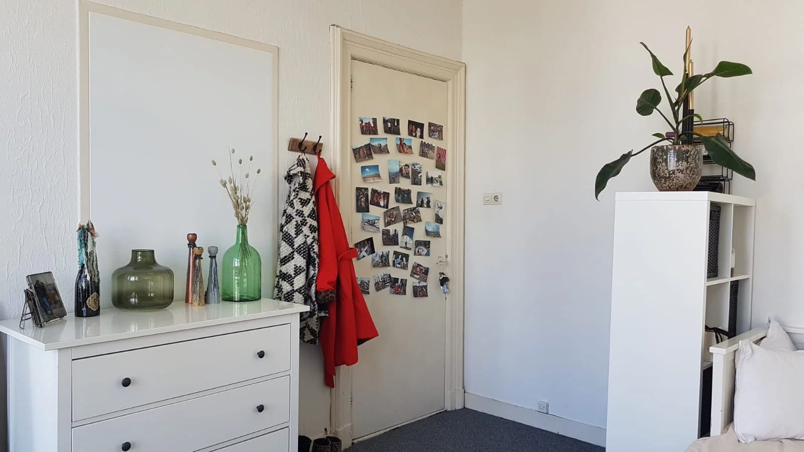 geblurde versie van de foto als achtergrond