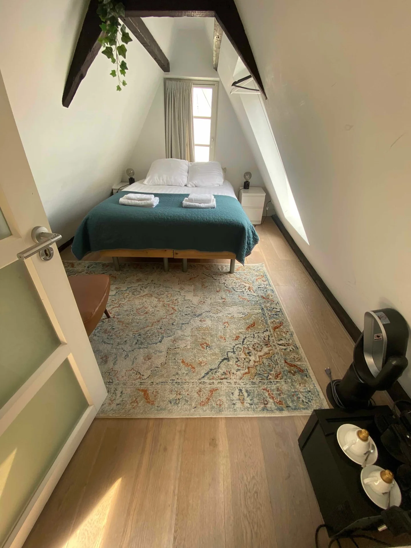 geblurde versie van de foto als achtergrond