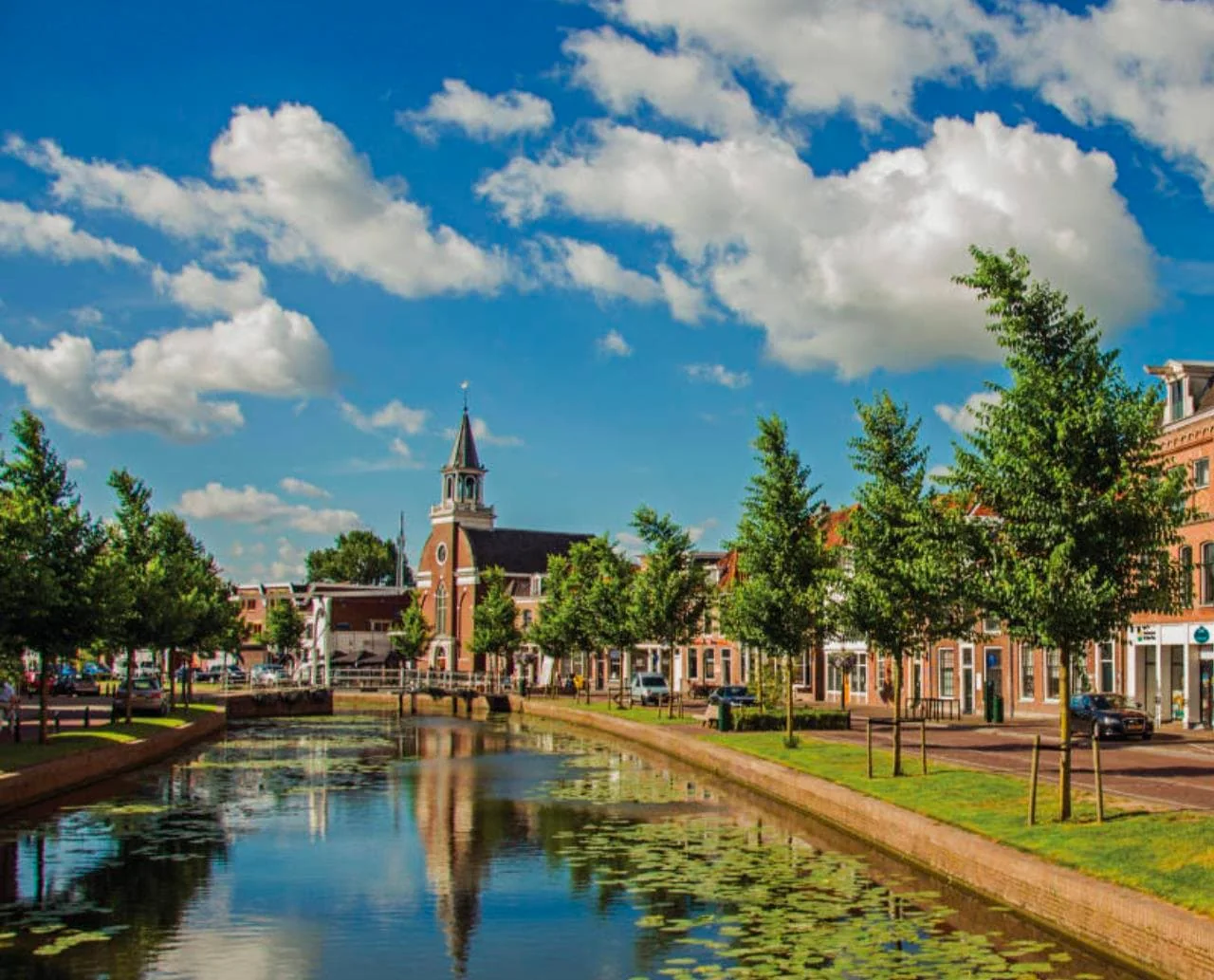 geblurde versie van de foto als achtergrond