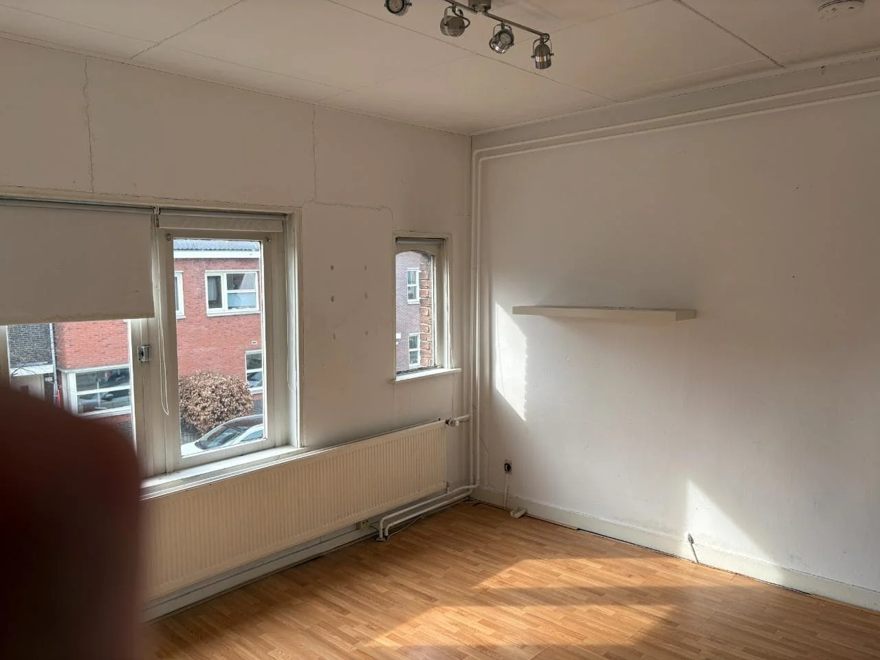 geblurde versie van de foto als achtergrond