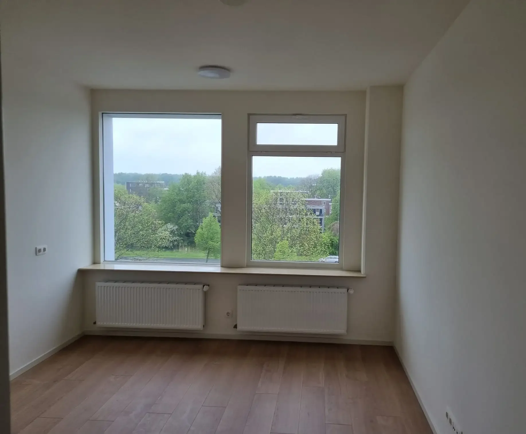 geblurde versie van de foto als achtergrond