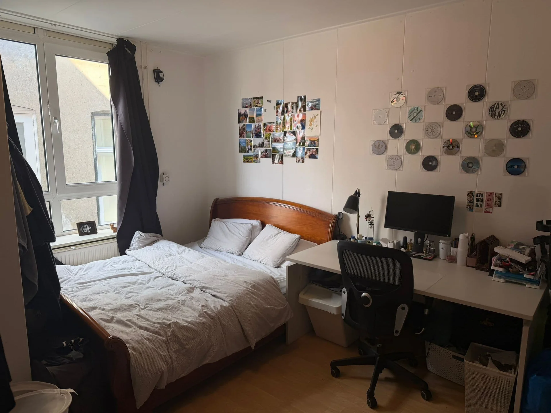 geblurde versie van de foto als achtergrond