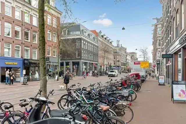 geblurde versie van de foto als achtergrond