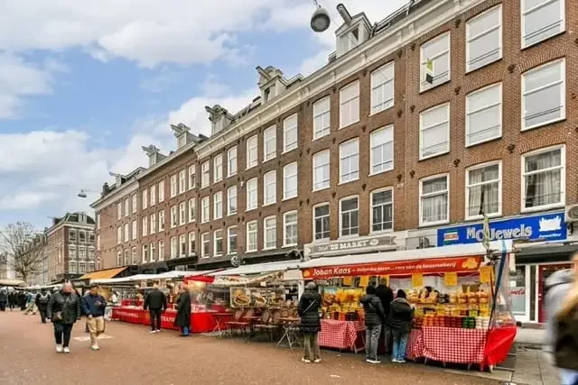 geblurde versie van de foto als achtergrond