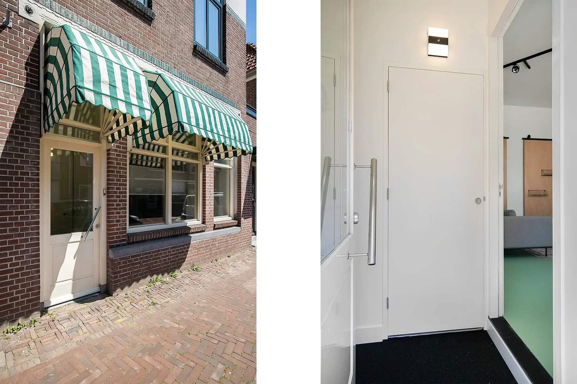 geblurde versie van de foto als achtergrond