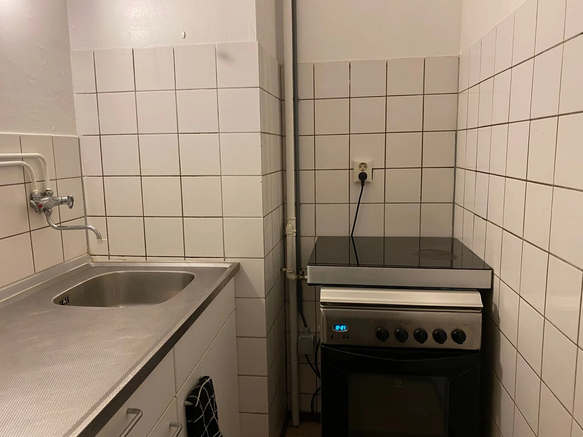 geblurde versie van de foto als achtergrond