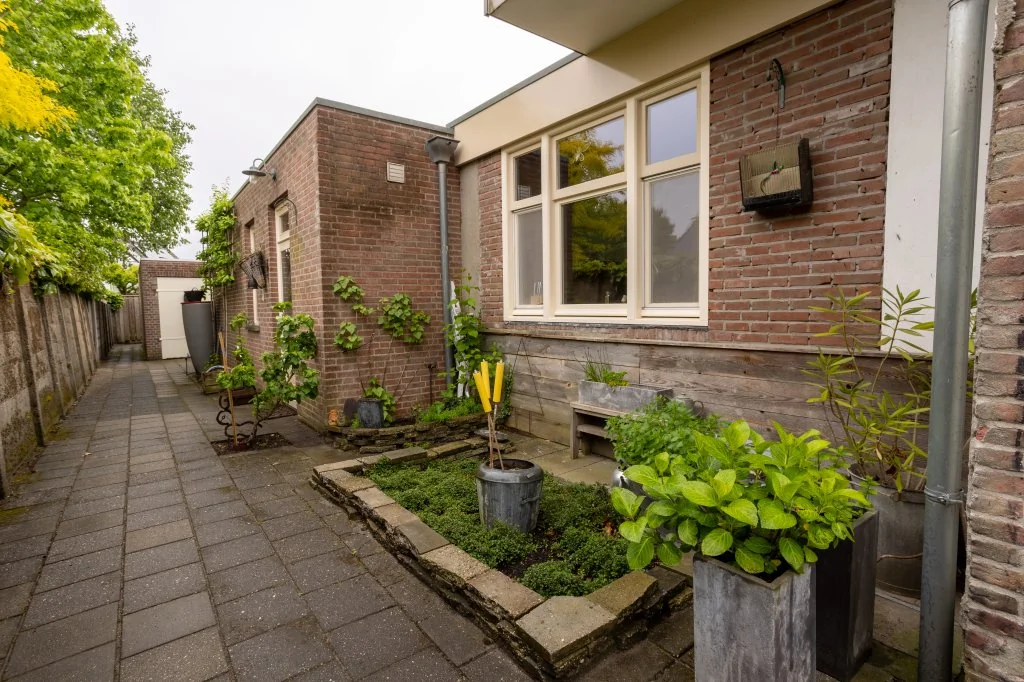 geblurde versie van de foto als achtergrond