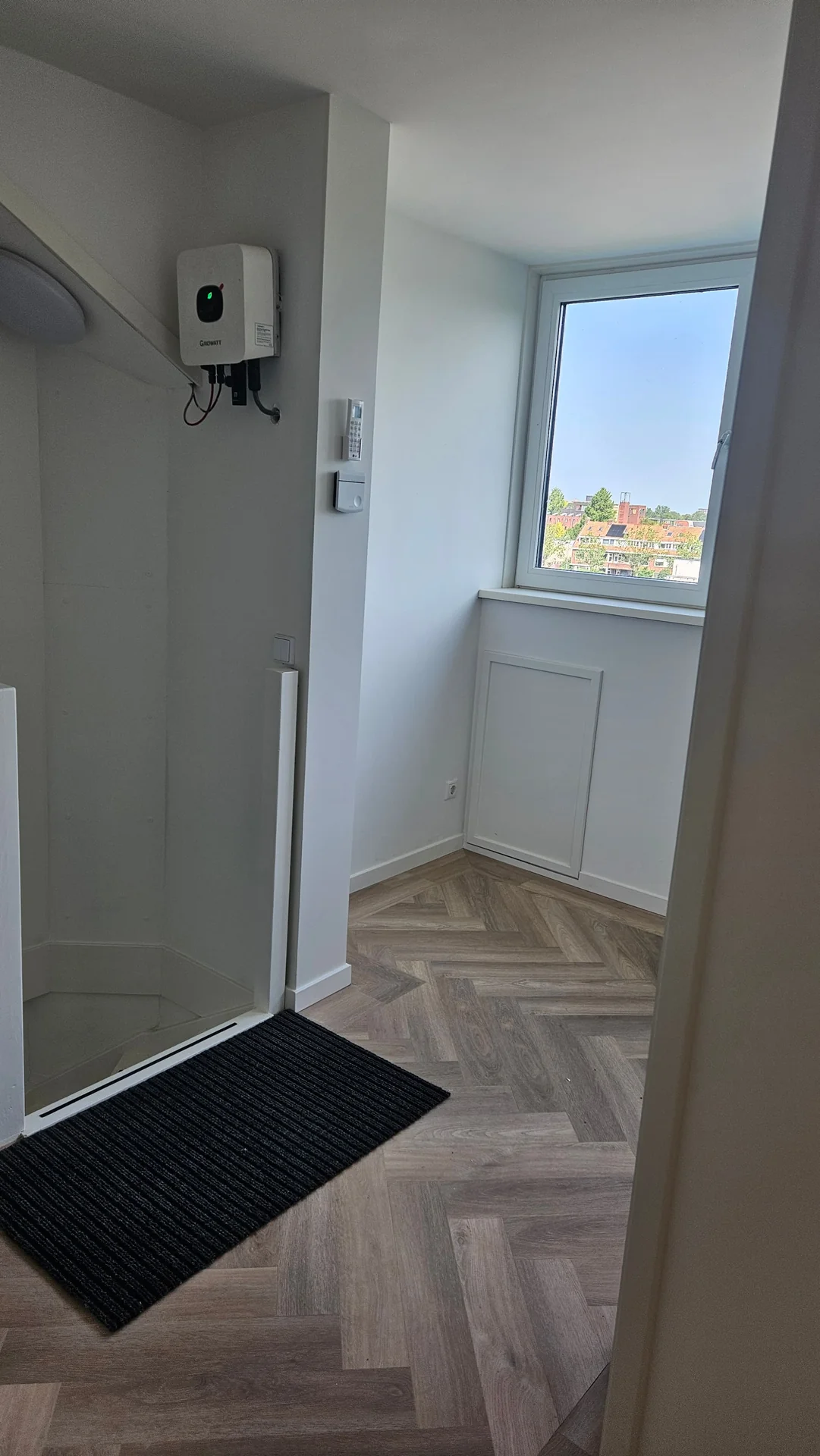 geblurde versie van de foto als achtergrond