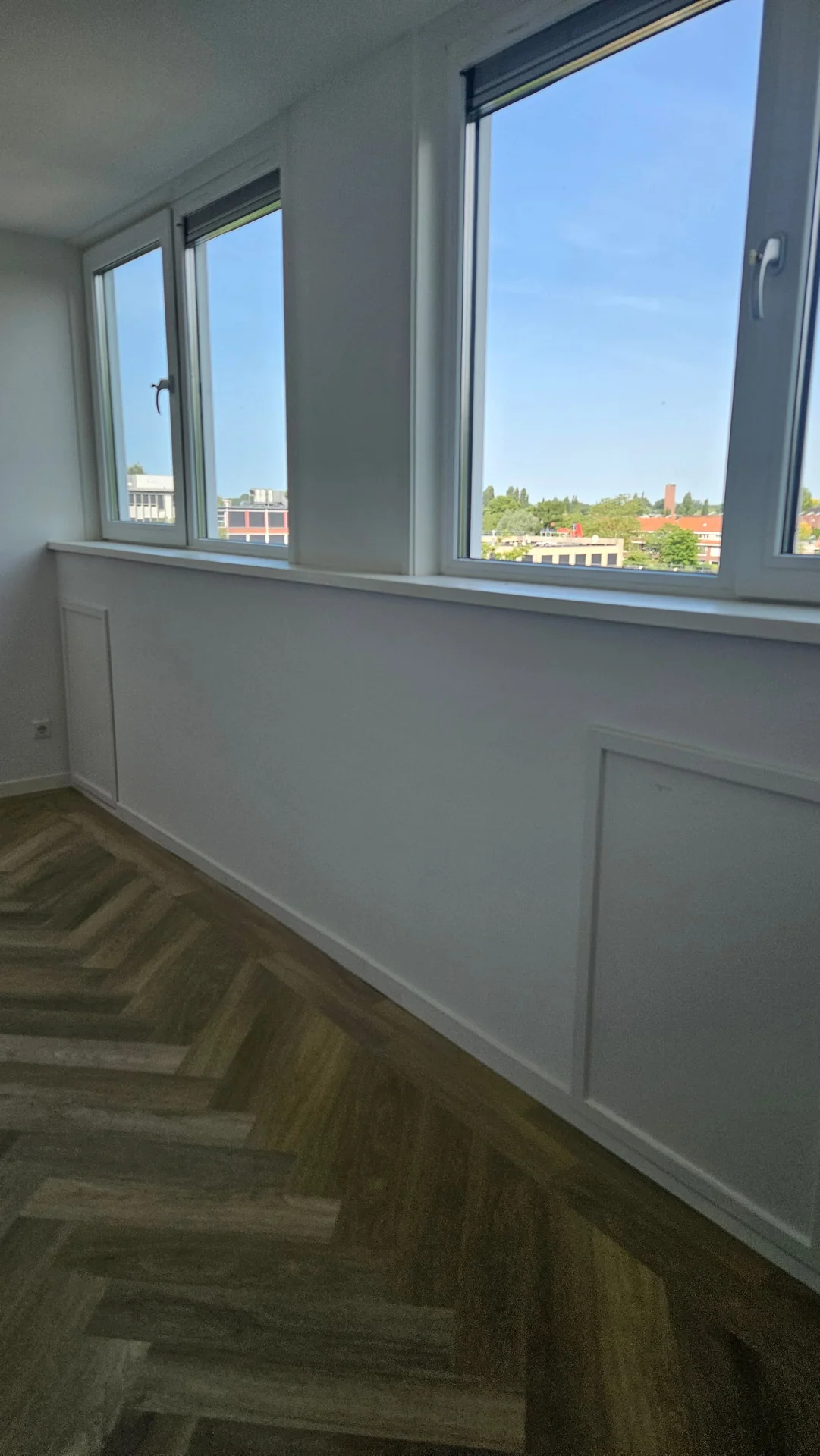 geblurde versie van de foto als achtergrond
