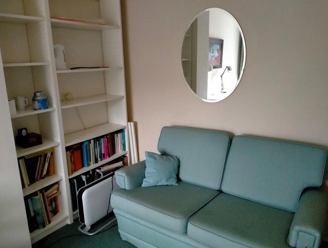 geblurde versie van de foto als achtergrond