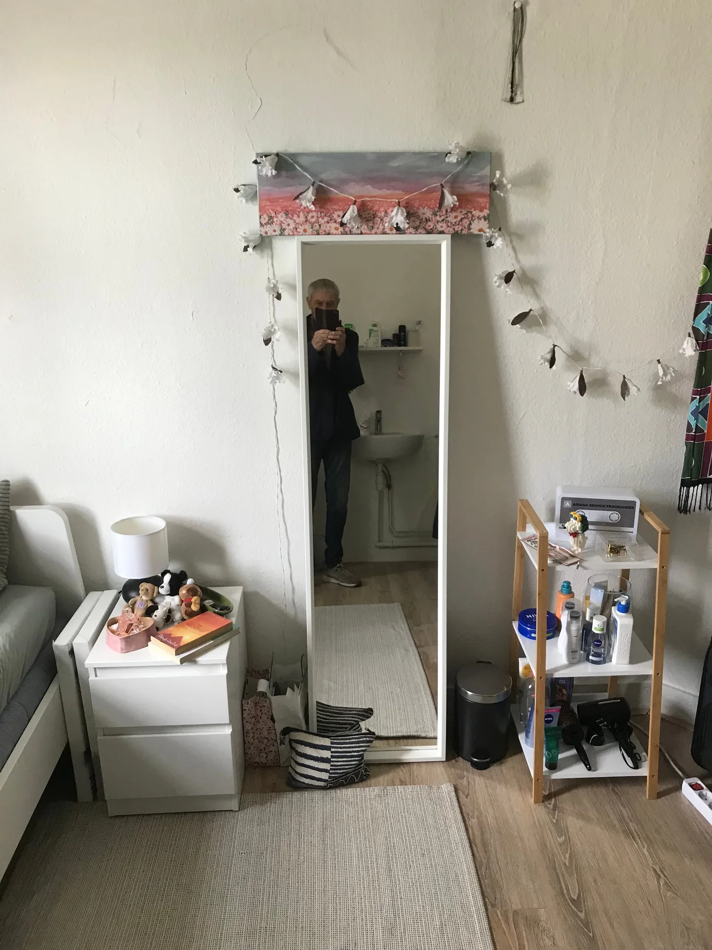 geblurde versie van de foto als achtergrond