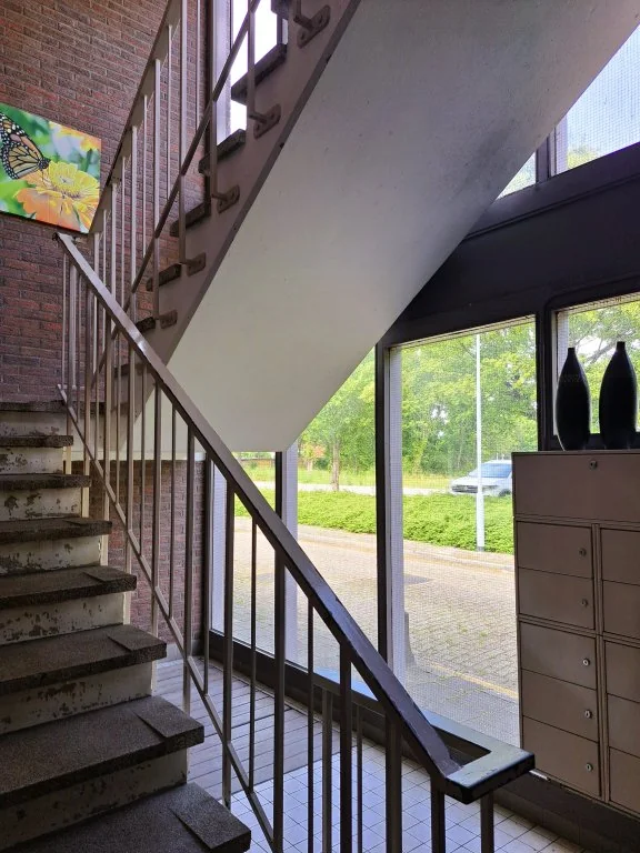 geblurde versie van de foto als achtergrond