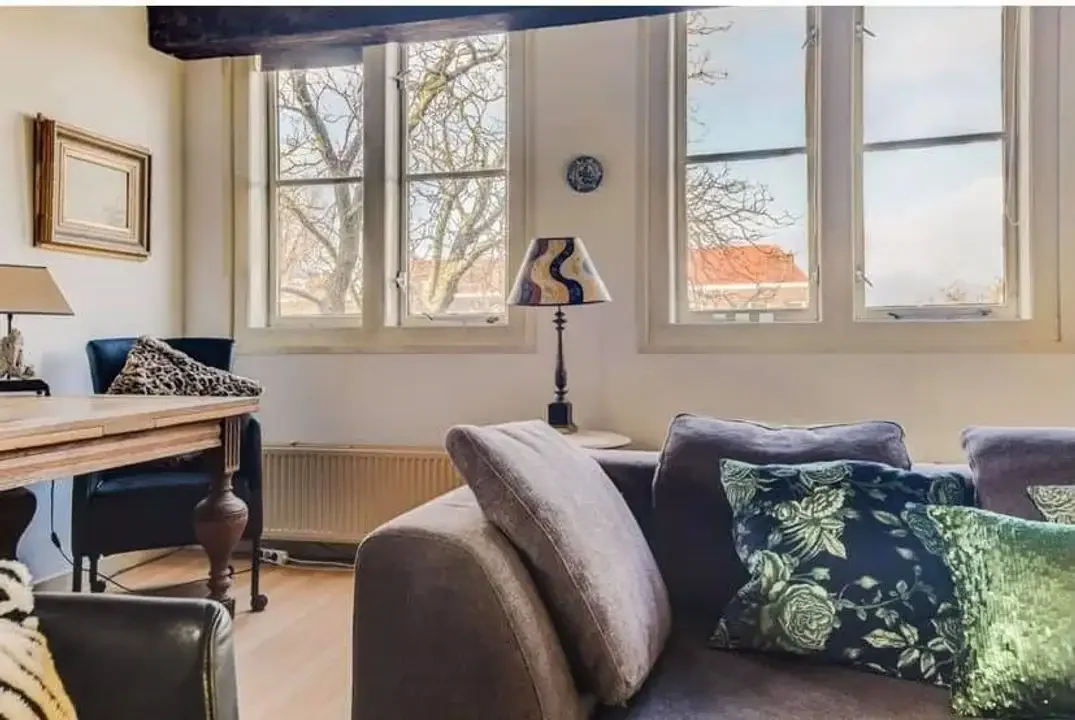 geblurde versie van de foto als achtergrond