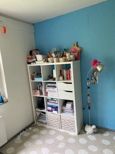 geblurde versie van de foto als achtergrond
