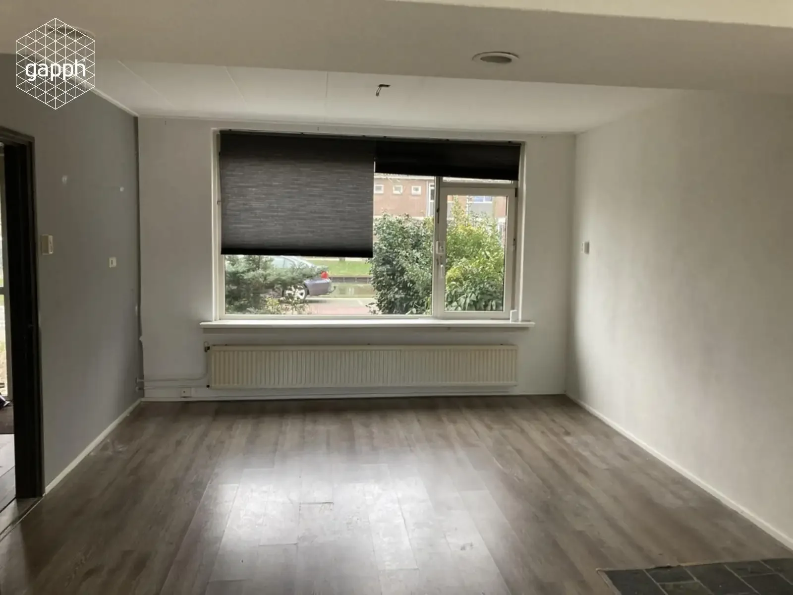 geblurde versie van de foto als achtergrond