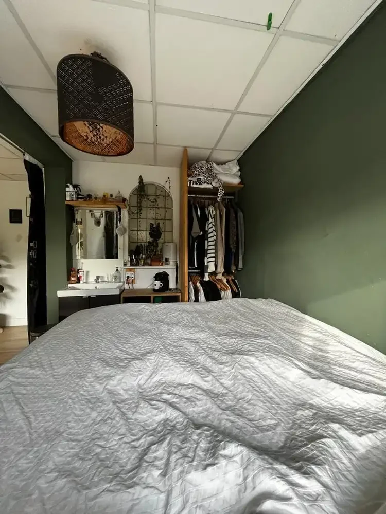 geblurde versie van de foto als achtergrond