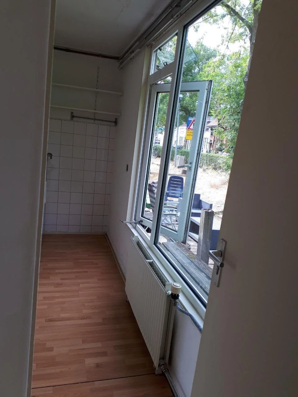 geblurde versie van de foto als achtergrond