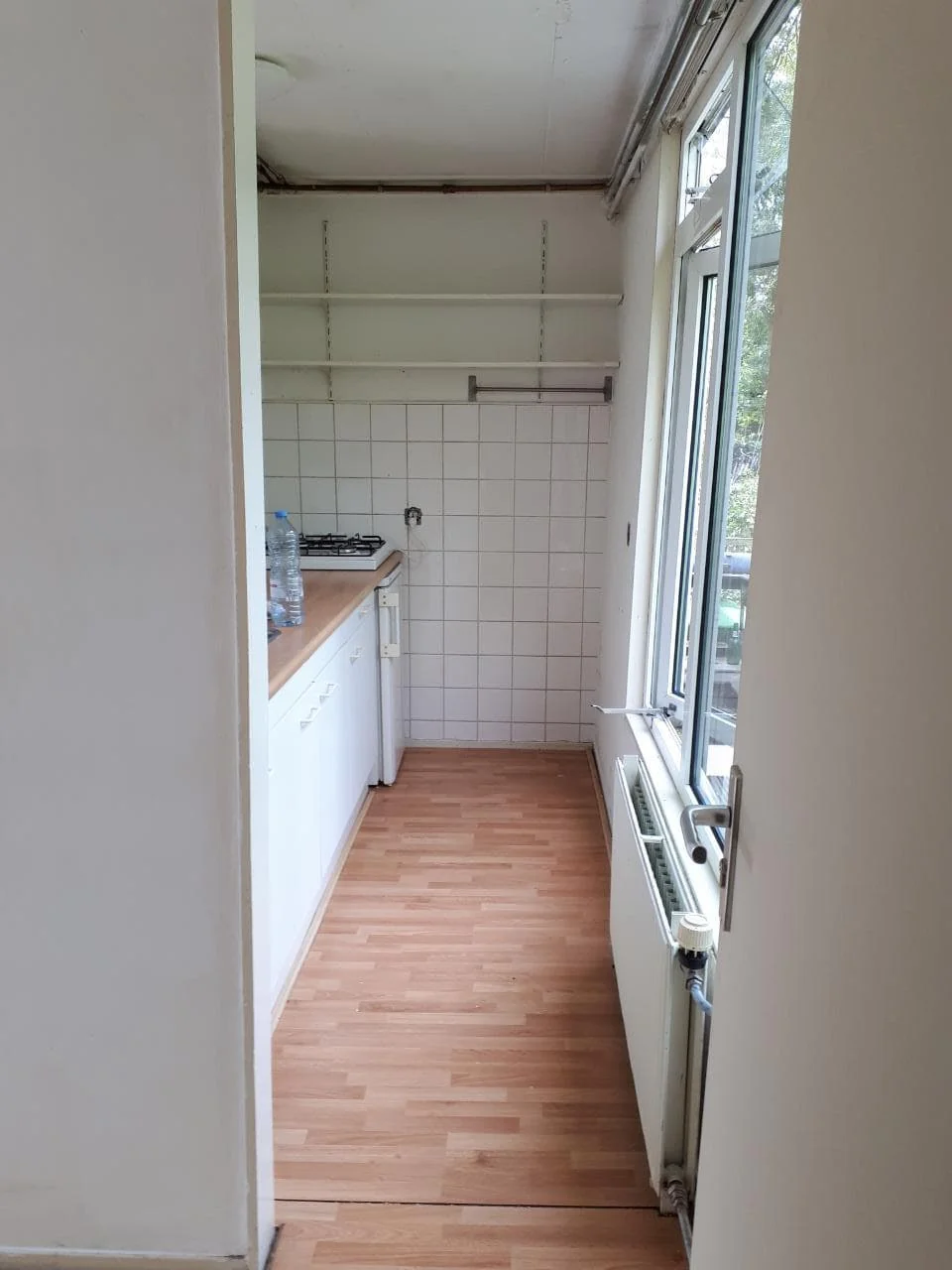 geblurde versie van de foto als achtergrond
