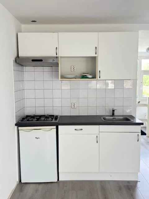 geblurde versie van de foto als achtergrond