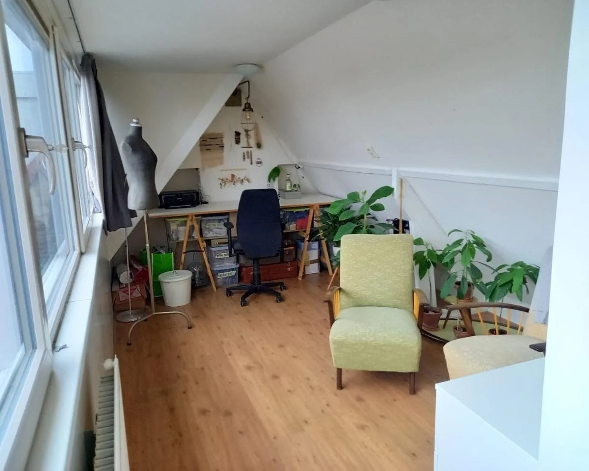 geblurde versie van de foto als achtergrond