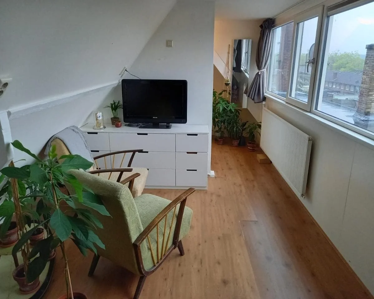 geblurde versie van de foto als achtergrond