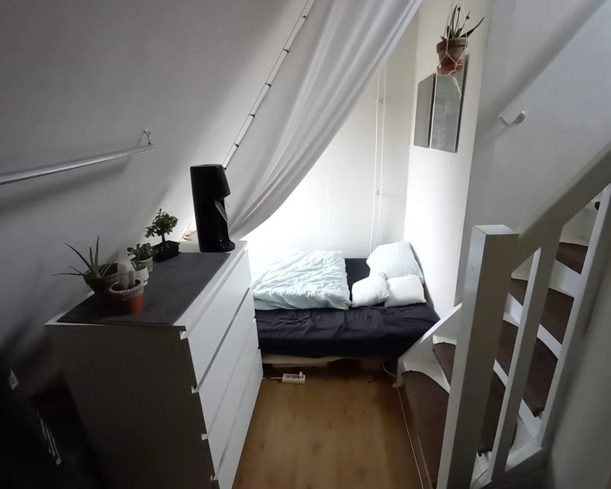 geblurde versie van de foto als achtergrond