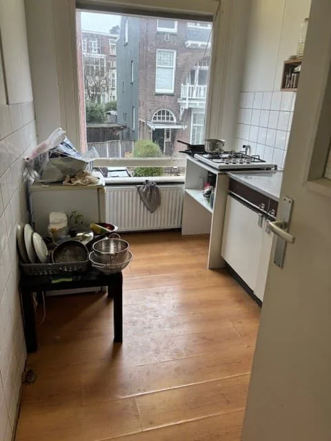 geblurde versie van de foto als achtergrond