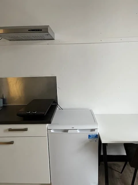 geblurde versie van de foto als achtergrond