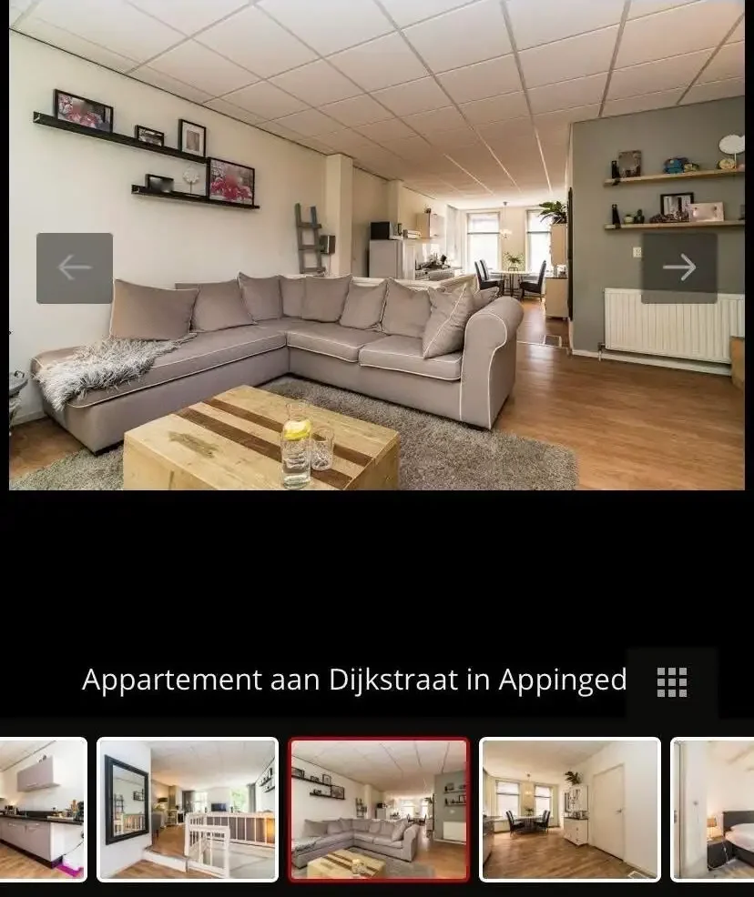 geblurde versie van de foto als achtergrond