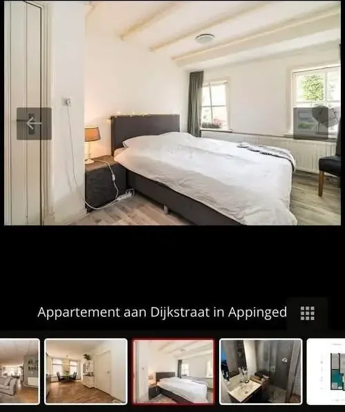 geblurde versie van de foto als achtergrond
