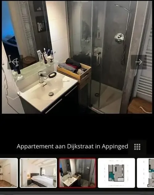 geblurde versie van de foto als achtergrond