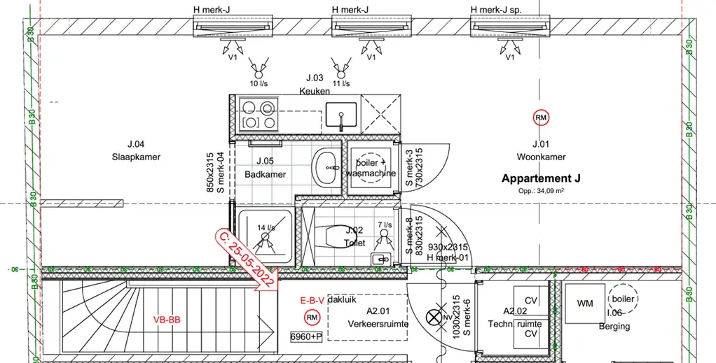 Foto van de Appartement gelegen aan de Hertogstraat in Nijmegen