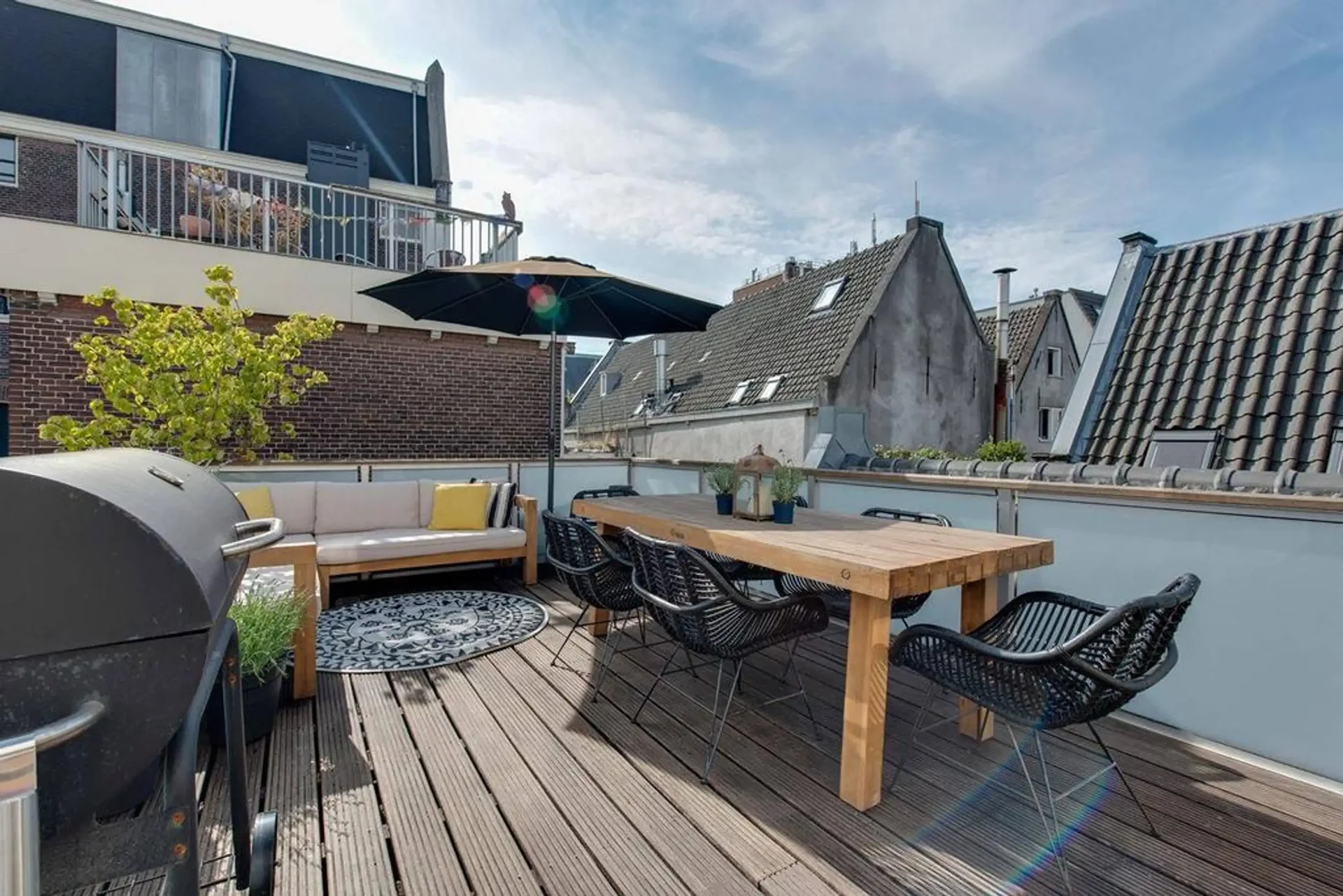 geblurde versie van de foto als achtergrond