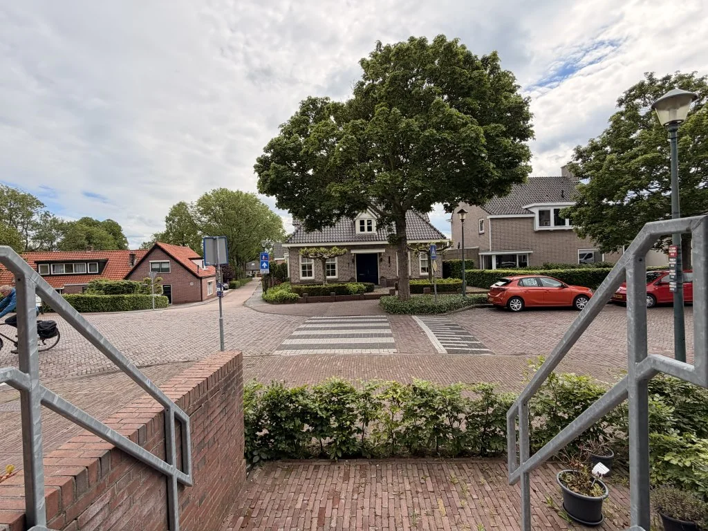 geblurde versie van de foto als achtergrond