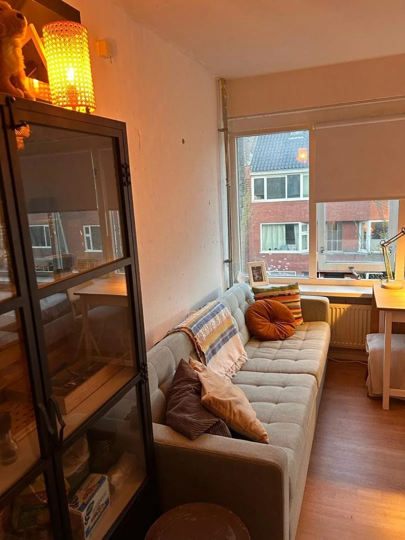 geblurde versie van de foto als achtergrond