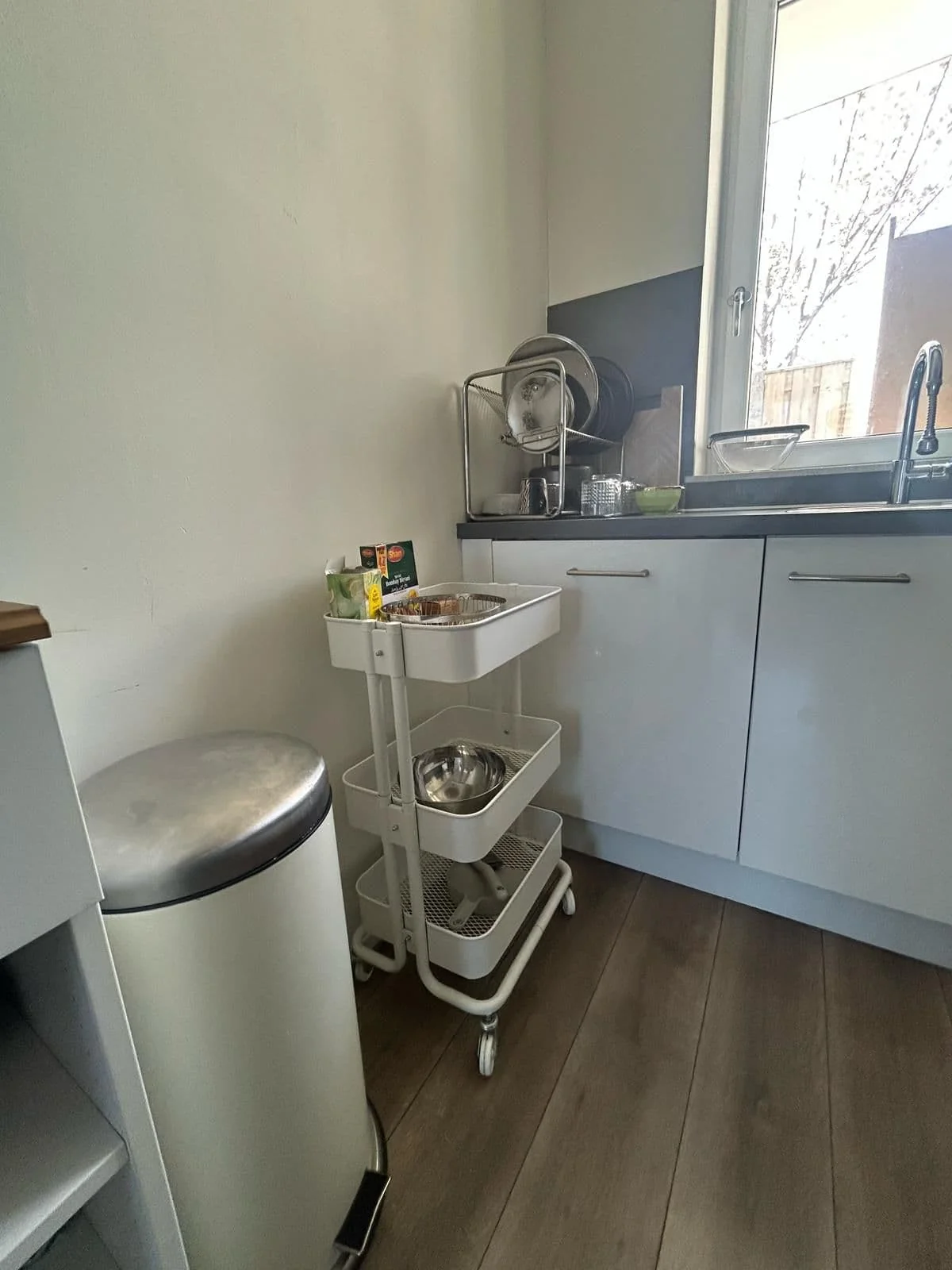 geblurde versie van de foto als achtergrond