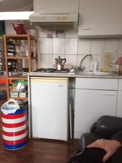 Foto van de Studio gelegen aan de Frederiksstraat in Amsterdam