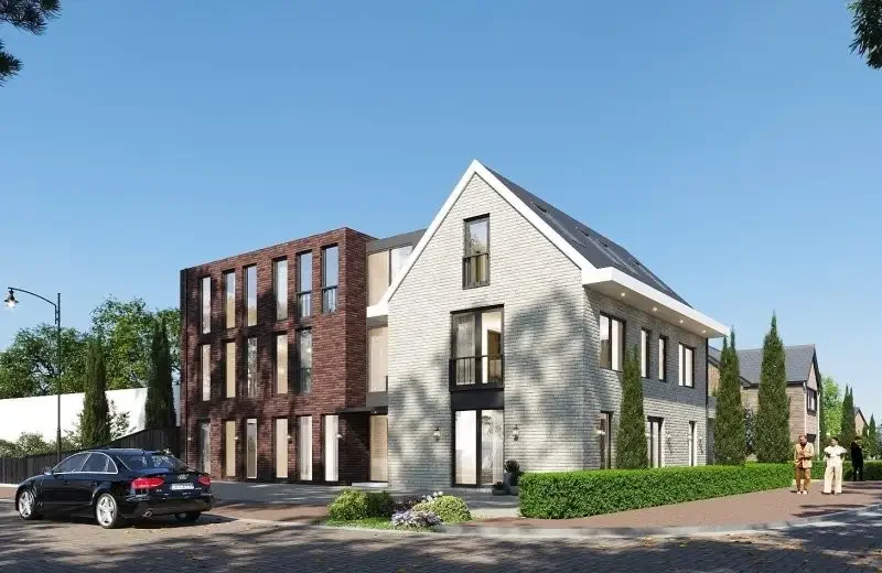 geblurde versie van de foto als achtergrond