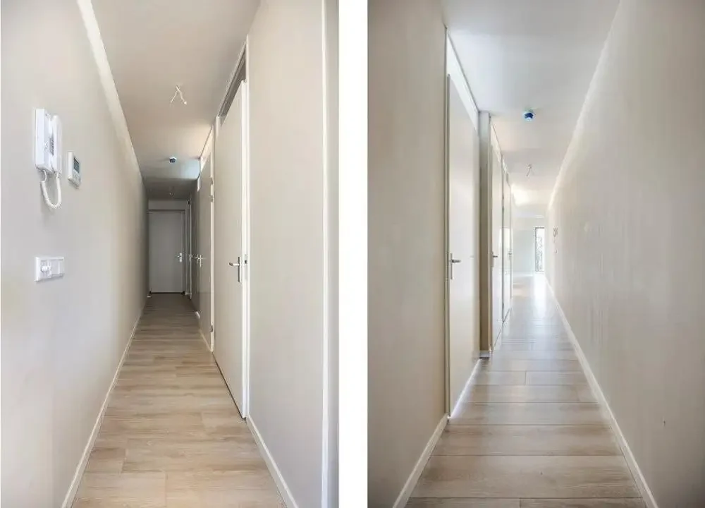 geblurde versie van de foto als achtergrond