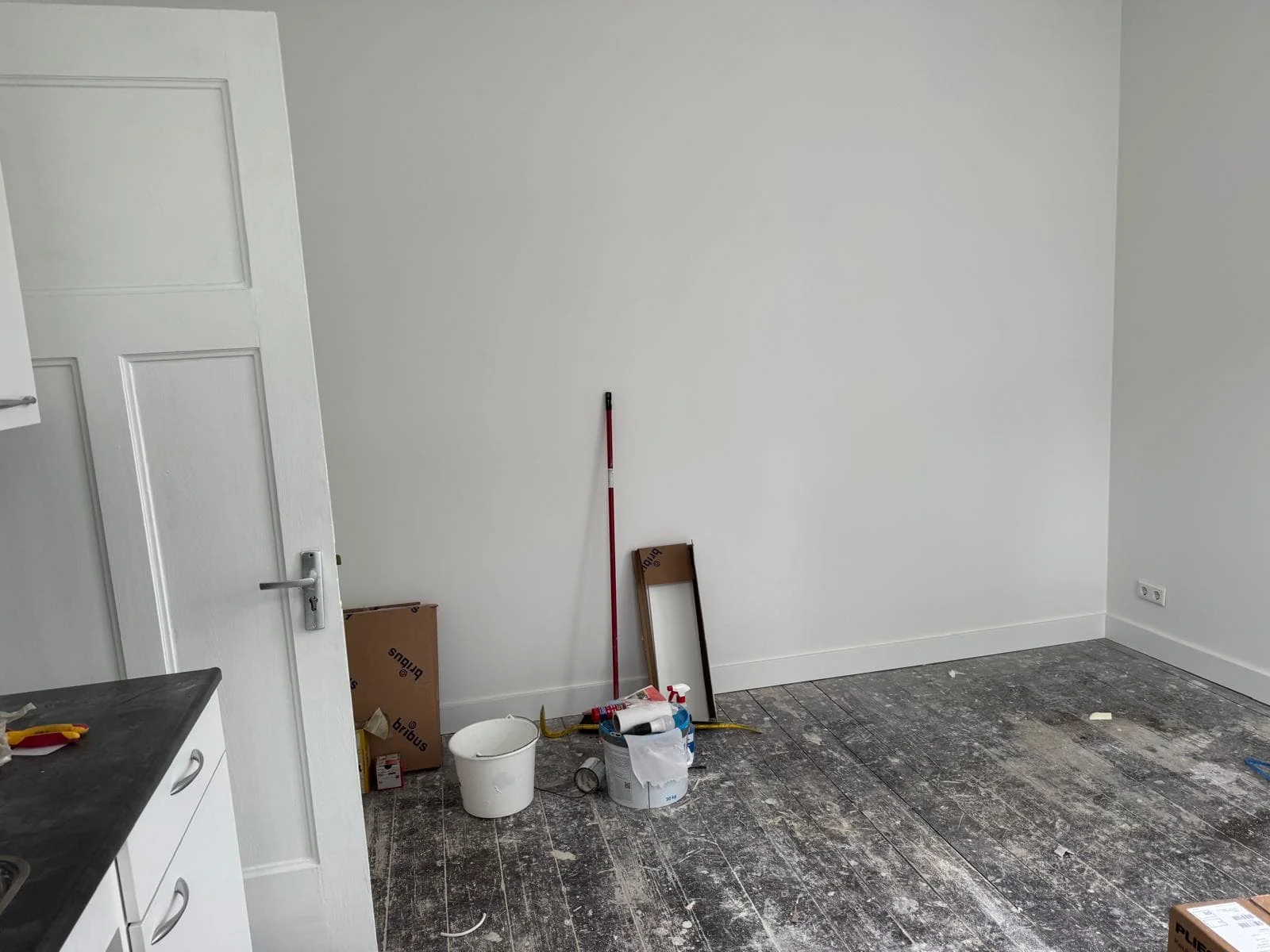 geblurde versie van de foto als achtergrond