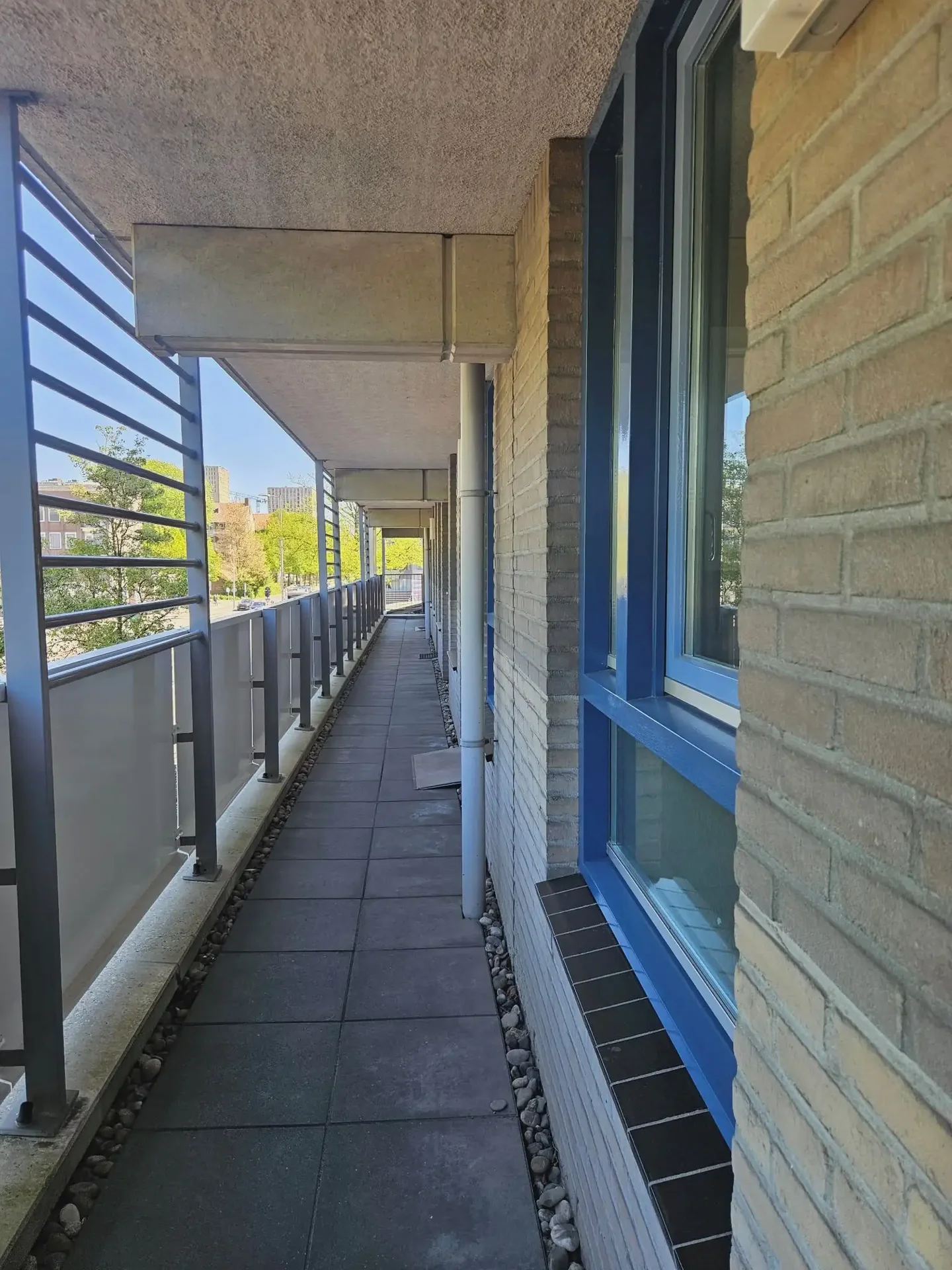 geblurde versie van de foto als achtergrond